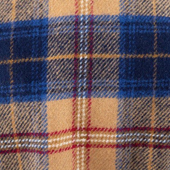 Pendleton Vintage Vest XL Reversible Plaid Wool Tan - Picture 2 of 12